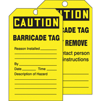 Tags By-The-Roll Safety Tags, Cardstock, 3" W x 6-1/4" H, English Maritime Industrial Rubber