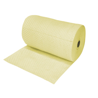 Industrial-Grade Fine Fibre Sorbent Rolls, Mediumweight, 150' L x 30" W, 50 gal. Absorbancy Maritime Industrial Rubber