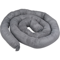Remblais tubulaire absorbant, Universel, Absorption 65 gal., 3" la x 8' lo, Pqt de 20 Maritime Industrial Rubber