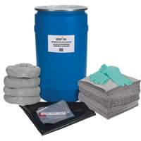Shop Spill Kit, Universal, Drum, 30 US gal. Absorbancy Maritime Industrial Rubber