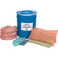 Truck Spill Kit, Hazmat, Drum, 10 US gal. Absorbancy Maritime Industrial Rubber