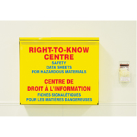 Storage Cabinets, English & French, Binders Included Maritime Industrial Rubber