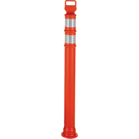 Ez-Grab Delineator Posts, 42" H, Orange Maritime Industrial Rubber