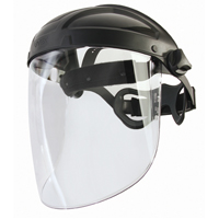 Support d'&eacute;cran facial &agrave; harnais Uvex Turboshield Maritime Industrial Rubber