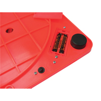 C&ocirc;ne repliable illumin&eacute;, 28" h, Orange Maritime Industrial Rubber