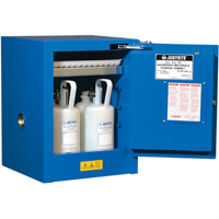 ChemCor&reg; Lined Hazardous Material Countertop Safety Cabinets, 4 gal., 17" x 22" x 17" Maritime Industrial Rubber
