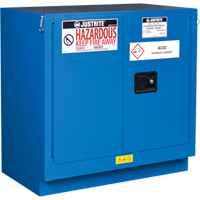ChemCor&reg; Lined Hazardous Material Undercounter Safety Cabinets, 22 gal., 35" x 35" x 22" Maritime Industrial Rubber