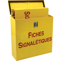Safety Documents Job-Site Box, French, Binders Included Maritime Industrial Rubber
