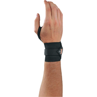 Proflex&reg; 420 Wrist Wrap with Thumb Loop, Elastic, Medium/Small Maritime Industrial Rubber