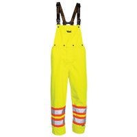 Pantalons 300 deniers Professional Journeyman, Polyester, Petit, Jaune lime haute visibilit&eacute; Maritime Industrial Rubber