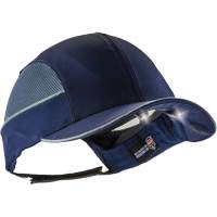 Skullerz&reg; 8960 Long Brim Bump Cap with LED Lighting, Navy Blue Maritime Industrial Rubber
