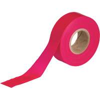 Ruban pour signalisation, 1,188" la x 150' lo, Rouge fluorescent Maritime Industrial Rubber