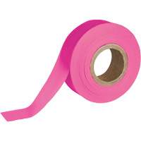 Ruban pour signalisation, 1,188" la x 150' lo, Rose fluorescent Maritime Industrial Rubber