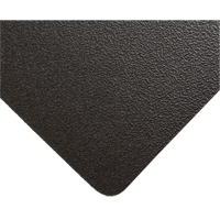 Tapis Kleen-Rite no 383, Couloir, 3' x 150' x 3/32", Noir Maritime Industrial Rubber