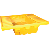 Contenant de confinement Ultra-Rack Sump, 51,5'' lo x 51,5'' la x 12" ha, 66 gal. US Capacit&eacute; Maritime Industrial Rubber