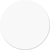 Armor Stripe Lean/5S Markers, Circle, 6" L x 6" W, White, Plastic Maritime Industrial Rubber