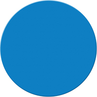 Armor Stripe Lean/5S Markers, Circle, 6" L x 6" W, Blue, Plastic Maritime Industrial Rubber