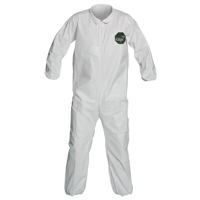 ProShield&reg; 50 Coveralls, Small, White, Microporous Maritime Industrial Rubber