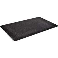 Tapis antimicrobiens WD Foodmaster, Lisse, 2' x 3' x 9/16", Noir, Mousse de vinyle Maritime Industrial Rubber