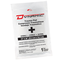 Pansement de trauma Dynamic, Tampon, 10" lo x 30" la, St&eacute;rile, Dispositif m&eacute;dical Classe 1 Maritime Industrial Rubber