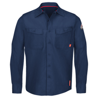 Chemises de travail IQ Endurance pour hommes, Petit, Bleu marin Maritime Industrial Rubber