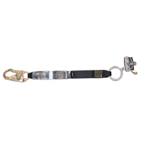 Rope Grab Fall Arrester, With Lanyard, 5/8" Rope Diameter Maritime Industrial Rubber