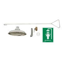 Concealed Drench Shower, Ceiling-Mount Maritime Industrial Rubber