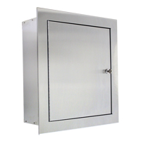 Recessed Stainless Steel Valve Cabinet Maritime Industrial Rubber