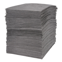 Feuilles absorbantes souffl&eacute;es de premi&egrave;re qualit&eacute;, Universel, 15" x 18", 30 gal. d'absorption Maritime Industrial Rubber