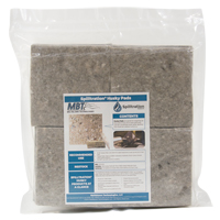 Tampons Husky Spilltration, Huile seulement, 16" x 16", 17,2 gal. d'absorption Maritime Industrial Rubber