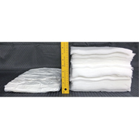 Chiffons pour l'huile Spilltration, Huile seulement, 16" x 10", 29 gal. d'absorption Maritime Industrial Rubber