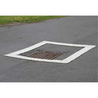 Bandes Husky Spilltration, Huile seulement, 64" x 8", 4 gal. d'absorption Maritime Industrial Rubber