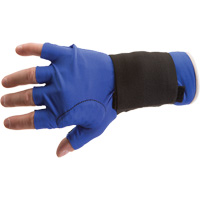 Anti-Impact Glove with Wrist Support, Size Small, Split Leather Palm Maritime Industrial Rubber