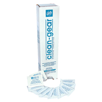 Serviettes nettoyantes pour respirateur, 8" x 5", 100 lingettes Maritime Industrial Rubber