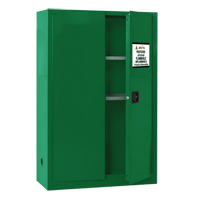 Armoire de rangement pour pesticides, 45 gal., 65" h x 43" l x 18" p Maritime Industrial Rubber