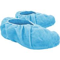 CoverMe Disposable Shoe Covers, Large, Polypropylene, Blue Maritime Industrial Rubber