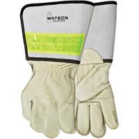 Circuit Breaker Linesman Welding Gloves, Grain Cowhide, Size Medium Maritime Industrial Rubber