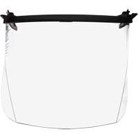 Multi Visor Faceshield, Polycarbonate, Clear Tint Maritime Industrial Rubber