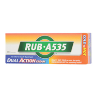 Soulagement chaleur Rub A535, Cr&egrave;me, Analg&eacute;sique Maritime Industrial Rubber