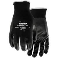 Stealth Original Coated Gloves, 7/Small, Nitrile Coating, 13 Gauge, Nylon Shell Maritime Industrial Rubber