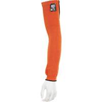 Manches Memphis avec trou pour le pouce, Kevlar, 18", ASTM ANSI niveau A5, Orange Maritime Industrial Rubber