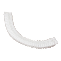 Bonnet bouffant pliss&eacute;, Polypropyl&egrave;ne, 19", Blanc Maritime Industrial Rubber