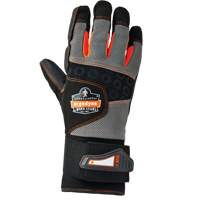 Proflex&reg; 9012 Anti-Vibration Gloves with Wrist Support, Size Small, Synthetic Palm Maritime Industrial Rubber