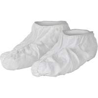 KleenGuard A40 Shoe Covers, One Size, Microporous, White Maritime Industrial Rubber