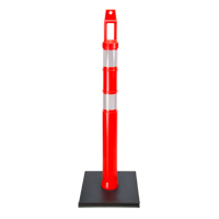 Premium Delineator Post, 42" H, Orange Maritime Industrial Rubber