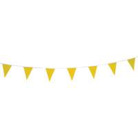 Pennant String, 60' L, Yellow Maritime Industrial Rubber