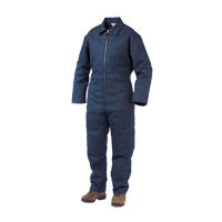 Combinaison en serge doubl&eacute;e, Hommes, Bleu marine, Taille Grand Maritime Industrial Rubber