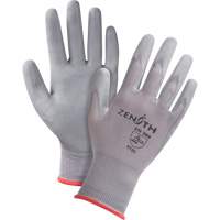 Gants en nylon enduits de polyur&eacute;thane sans DMF, 7/Petit, R&ecirc;vetement Polyur&eacute;thane, Calibre 15, Enveloppe en Nylon Maritime Industrial Rubber