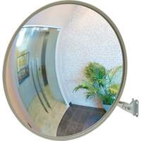 Miroir convexe avec bras t&eacute;lescopique, Int&eacute;rieur/Ext&eacute;rieur, Diam&egrave;tre 12" Maritime Industrial Rubber