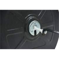 Miroir convexe rectangulaire/rond avec support, 12" h x 18" la, Int&eacute;rieur/Ext&eacute;rieur Maritime Industrial Rubber